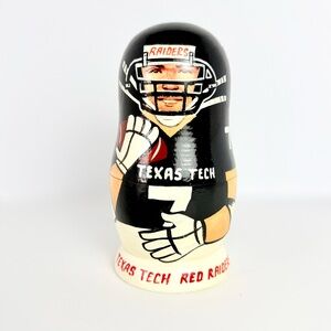 Texas Tech University Red Raiders Football Player Russian Nesting Dolls Goege